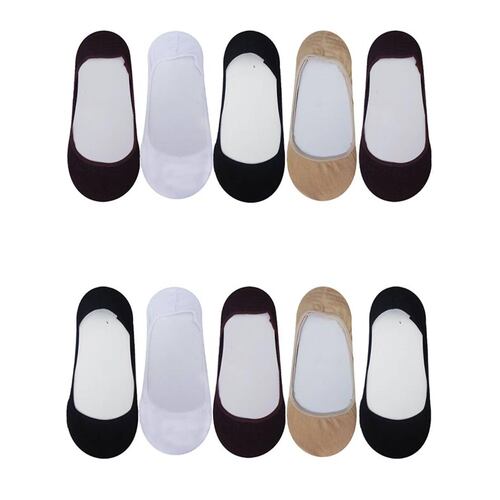 PAQUETE PROTECTO PIE DAMA LEE TOBITIN CASUAL 10 PARES 3NG/2BC/2CF/3CR LISOS UNITALLA(23cm-25cm)
