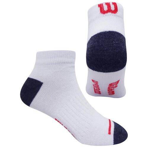 PAQUETE CALCETINES TIN NIÑO WILSON SIN FELPA 20 PARES BLANCO PT GRANDE(21.5cm-23cm)