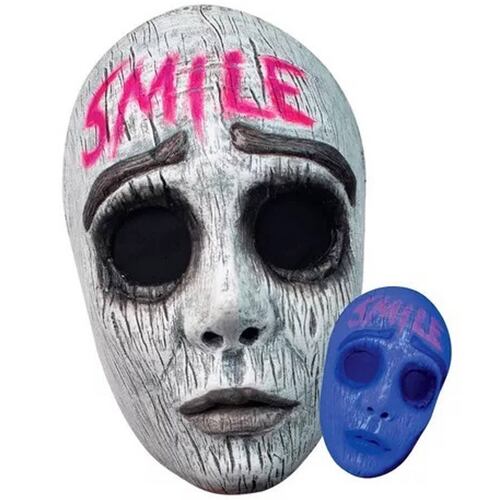 Máscara Tipo la Purga Neón Smile Ghoulih Productions Urban Mask Halloween