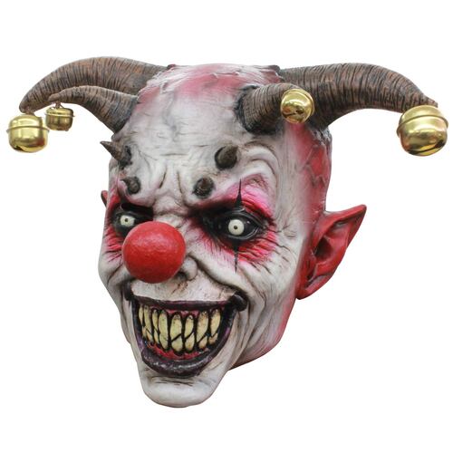 Máscara De Payaso Jingle Jangle Ghoulish Productions para Disfraz de Halloween