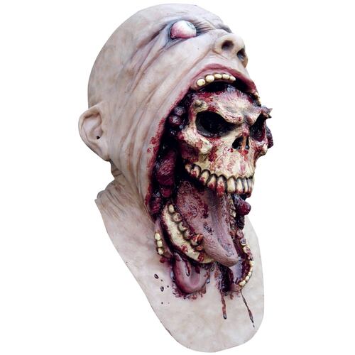 Máscara De Calavera Zombie Blurp Charlie Disfraz Halloween Ghoulish Productions