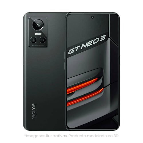 Realme GT Neo 3 256GB 8GB Negro asphalt.