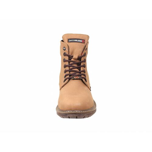 Bota Urbana de Moda Swissbrand Color Miel Zug Para Caballero