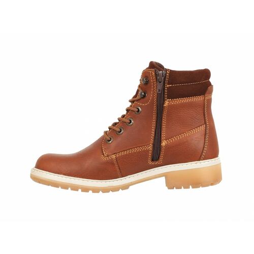 Bota Urbana de Moda Swissbrand Color Miel Cham Para Dama