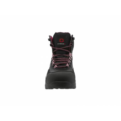 Bota Industrial Swissbrand Alpes 414 C Negro Rosa Dama