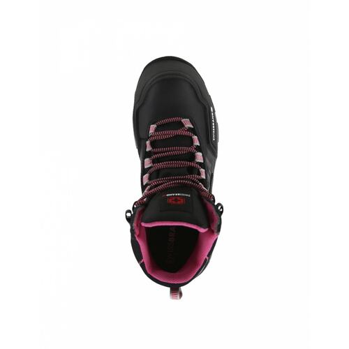 Bota Industrial Swissbrand Alpes 414 C Negro Rosa Dama