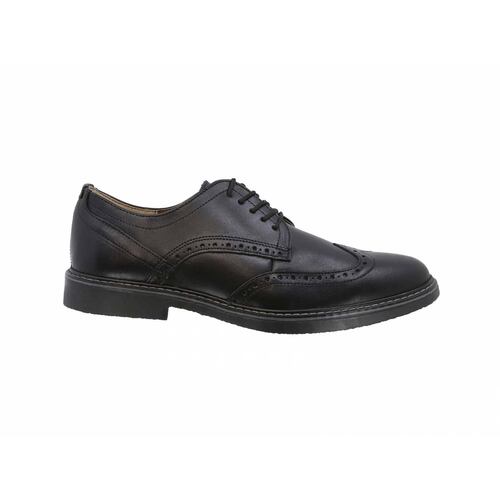 Zapato Bostoniano Triples de Piel Enzo 35804 Negro para Hombre