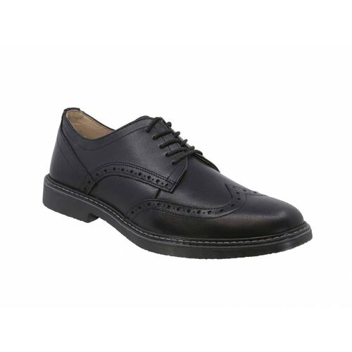 Zapato Bostoniano Triples de Piel Enzo 35804 Negro para Hombre