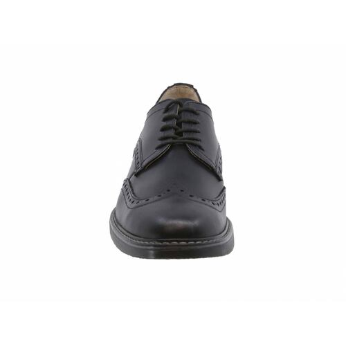 Zapato Bostoniano Triples de Piel Enzo 35804 Negro para Hombre