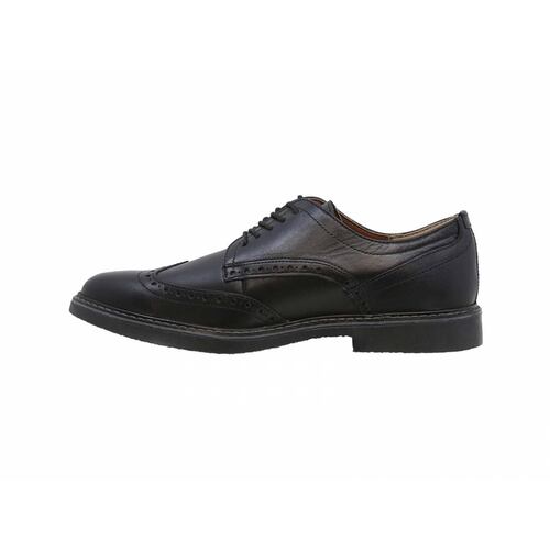 Zapato Bostoniano Triples de Piel Enzo 35804 Negro para Hombre