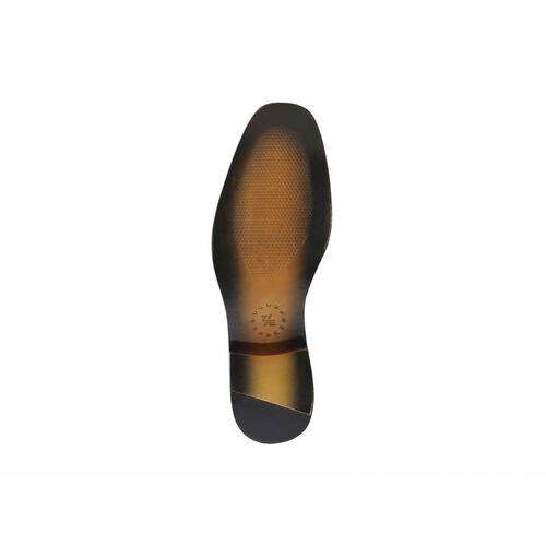 Zapato Bostoniano Suela De Cuero Triples Firenze 36151 Caoba para Hombre