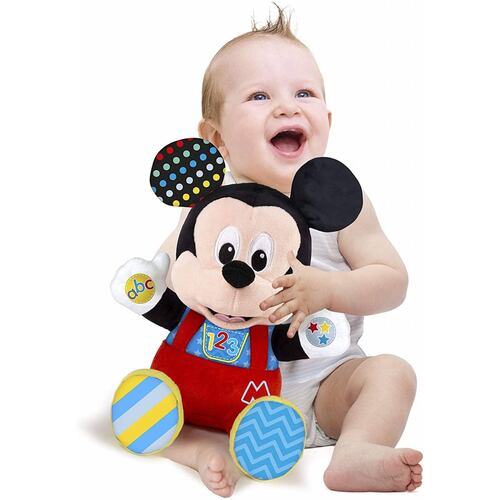 Peluche Baby Mickey Disney Con Sonido 36 cm Tela Suave .