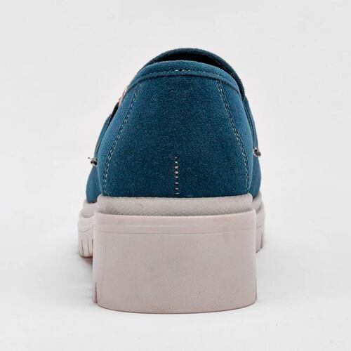 MOCASIN GAMUZA de Lady one Para Mujer Azul AB9375 T7