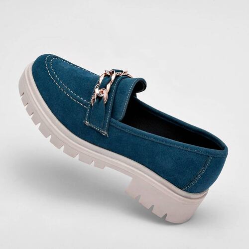 MOCASIN GAMUZA de Lady one Para Mujer Azul AB9375 T7