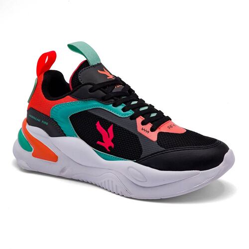 TENIS de American fire Para Joven Negro A69 T7