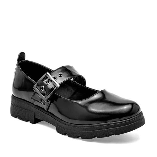 FLATS ESCOLAR de Lady one Para Mujer Negro AB9362 T7