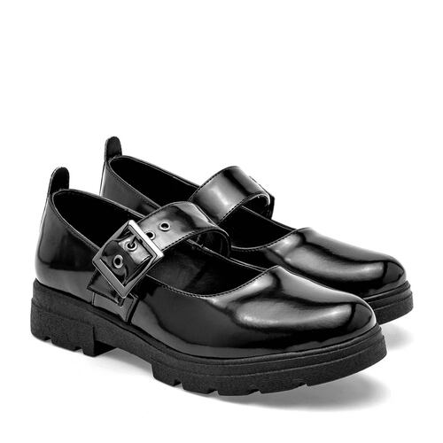FLATS ESCOLAR de Lady one Para Mujer Negro AB9362 T7