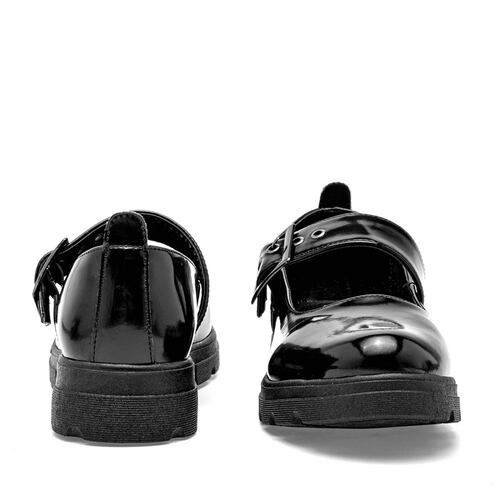 FLATS ESCOLAR de Lady one Para Mujer Negro AB9362 T7