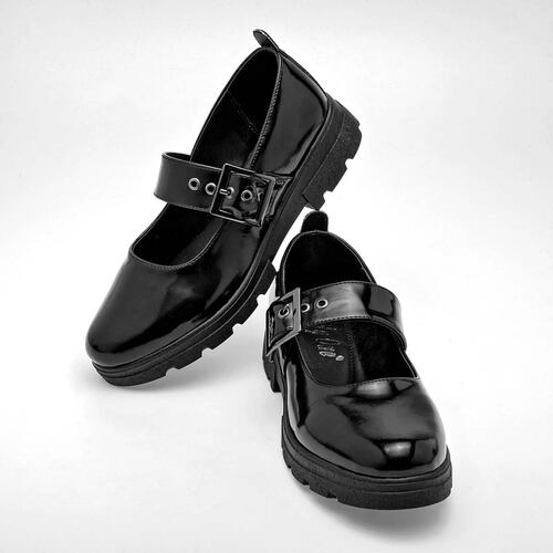 FLATS ESCOLAR de Lady one Para Mujer Negro AB9362 T7