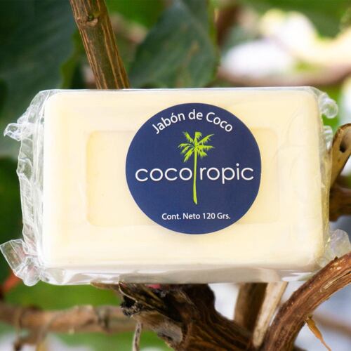 Jabón Artesanal Corporal Hidratante Coco Y Cacahuananche 120 grs CHICO