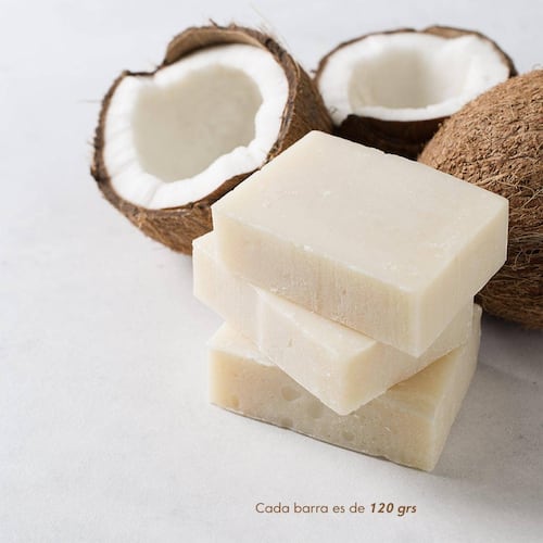 Jabón Artesanal Corporal Hidratante Coco Y Cacahuananche 120 grs CHICO