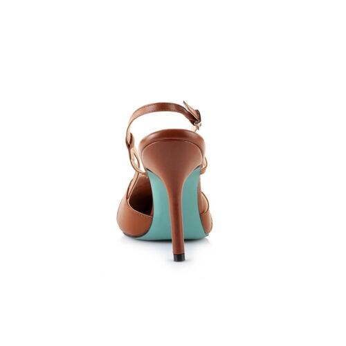 Zapatilla Stiletto Camel Tejido PIKIKI 