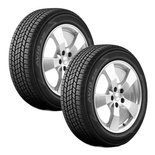 Paquete De 2 Llantas 205/55R16 Yokohama Avid S34M 89V .
