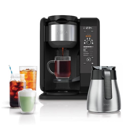 Cafetera Ninja CP307 10 tazas, 6 tamaños, 5 programas Hot and Cold 