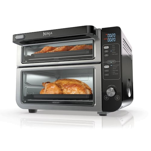 Horno de mesa eléctrico  Ninja Foodi DCT401 12 en 1 negro, FlexDoor, sin aceite 