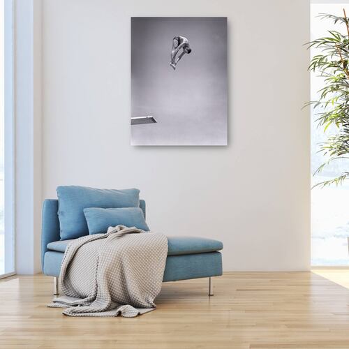Cuadro Decorativo Toca tus dedos de los pies Diver