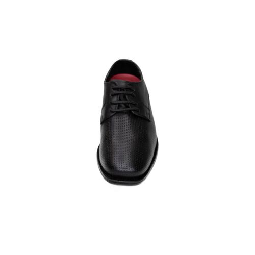 Zapato Escolar Niño Piel Negro Epidemia   Manolo 488