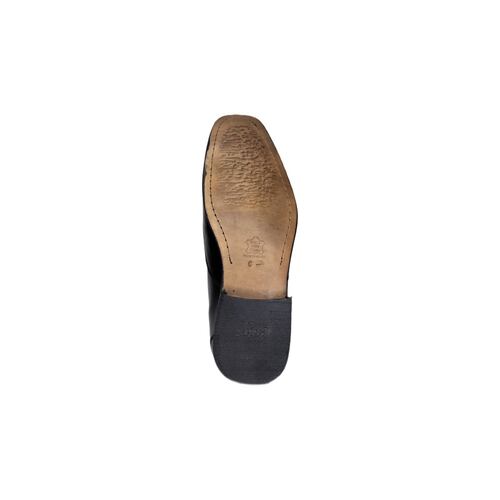 Zapato Piel Negro Suela Cuero Albert   Manolo 479X 1 2