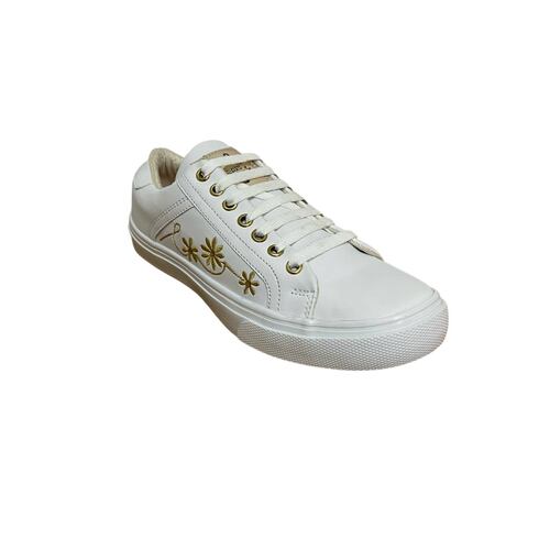 Tenis Casual Mujer Blanco Strock   Manolo 1856