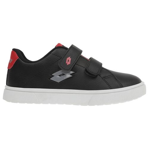 Tenis Lotto MEGAN para niños, color Negro