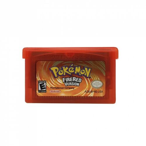 Cartucho GBA Game Boy Pokémon Firered Inglés.