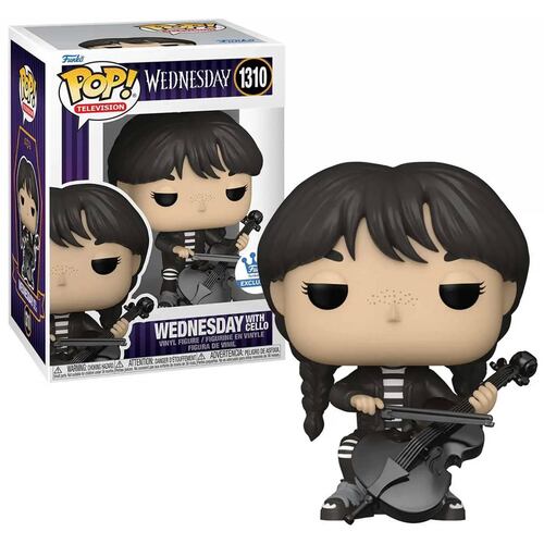 Funko Pop Merlina Wednesday Addams con Cello #1310