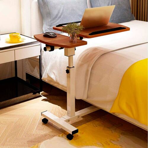 Mesa Multifuncional de Cama Escritorio Mesita de Noche Ajustable Neo.