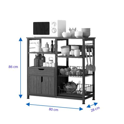 Mueble Multiusos para Cocina Moderno Industrial Bossa Arlene.