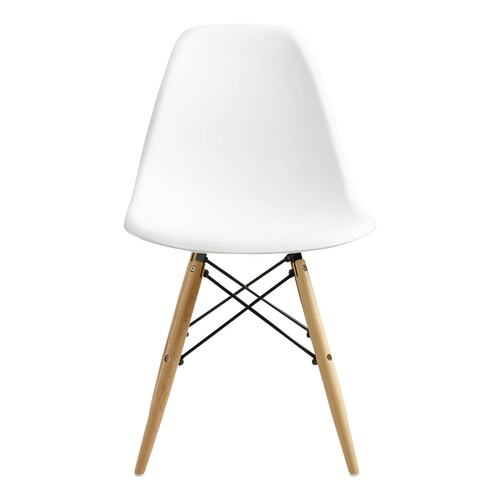 Set de 4 Sillas Blancas Modernas Eames Bossa.