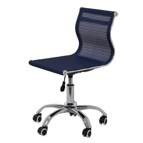 Silla de Oficina Consultorio Estudio Negocio Elevable con Giro 360º Propper Azul.