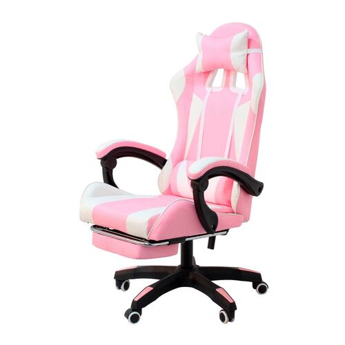 Silla Gamer Ergonómica Regulable y con Giro 360º RX-5000 Rosa.