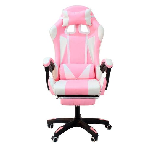 Silla Gamer Ergonómica Regulable y con Giro 360º RX-5000 Rosa.
