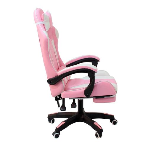 Silla Gamer Ergonómica Regulable y con Giro 360º RX-5000 Rosa.