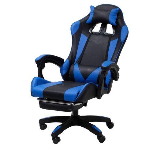Silla Gamer Ergonómica Regulable y con Giro 360º RX-5000 Azul.