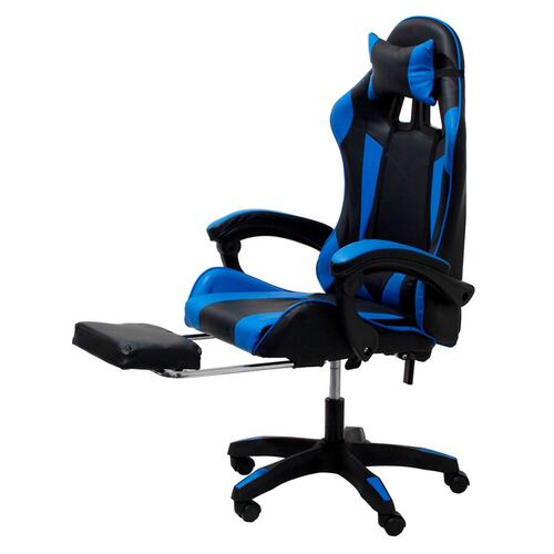 Silla Gamer Ergonómica Regulable y con Giro 360º RX-5000 Azul.