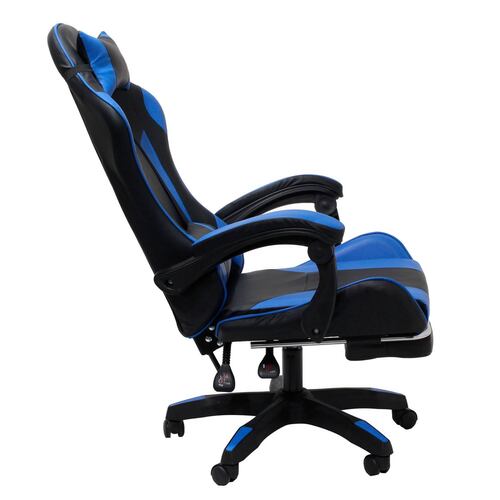 Silla Gamer Ergonómica Regulable y con Giro 360º RX-5000 Azul.
