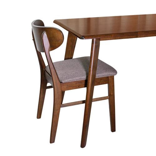 Comedor Minimalista de Madera con 4 Sillas Bossa Diphy.