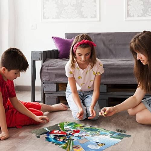 Rompecabezas Super Mario y Donkey Kong, Rompecabezas, Mini Blocks Armables 500 pzs, Figura de Mario, Juguetes de Mario para Niños, Juguete de Construcción, Juguetes Didácticos..