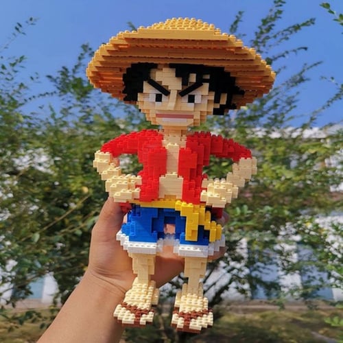 Rompecabezas 3d Bloques Armables Luffy One Piece Mini Blocks.
