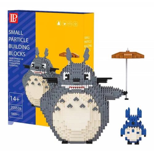 Mi Vecino Totoro Ghibli Set Bloques Armables 3d Mini Blocks 